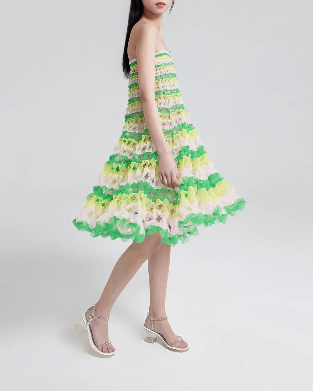 Air-Ribbon Tube Dress