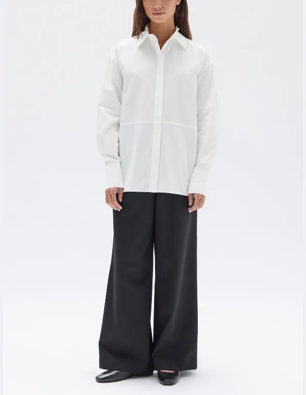 Astrid Cotton Poplin Shirt White