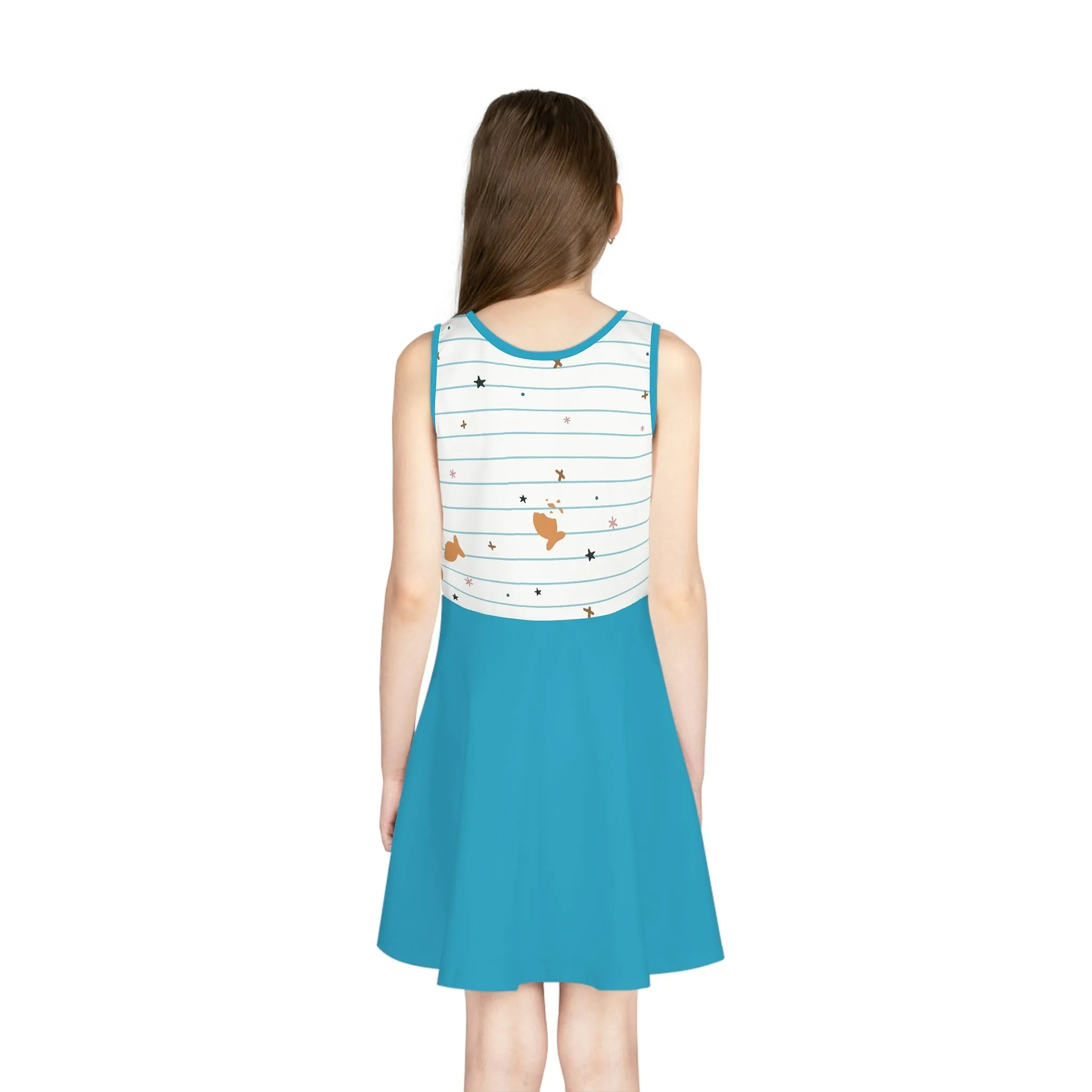 Back to School Girls' Sleeveless Sundress