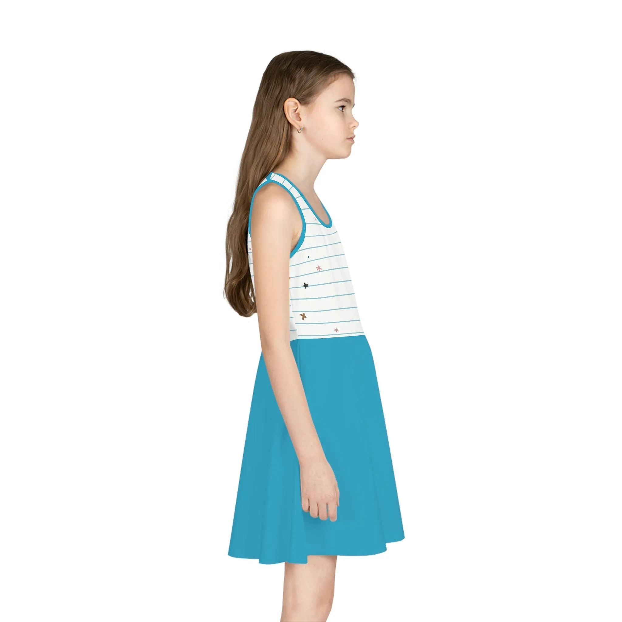 Back to School Girls' Sleeveless Sundress