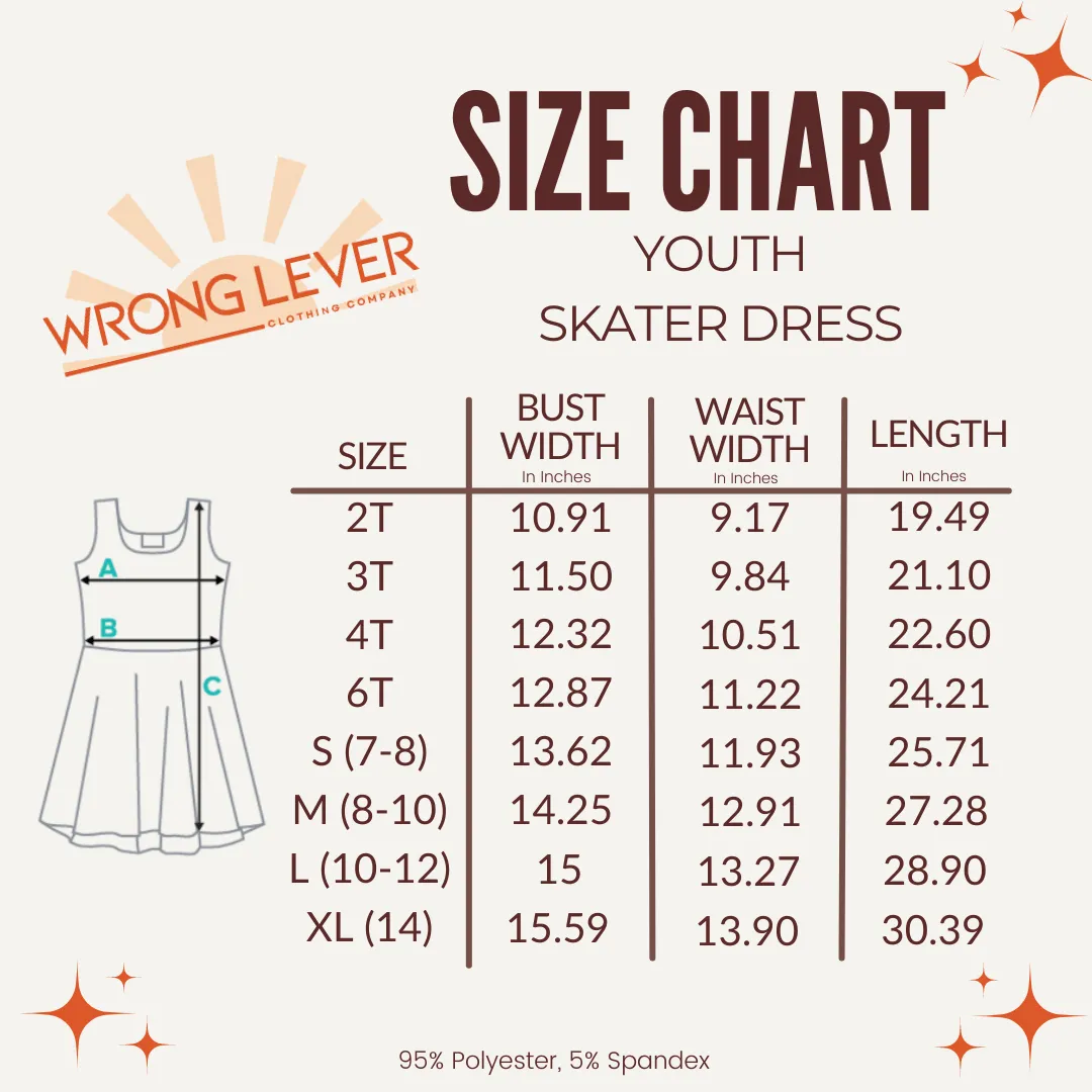 Back to School Girls' Sleeveless Sundress