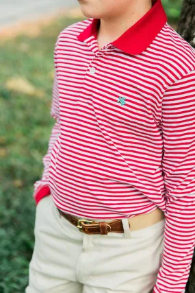 Bailey Boys Long Sleeve Stripe Polo