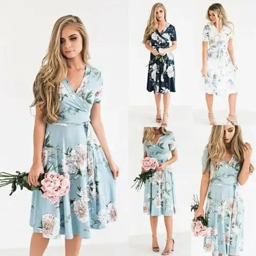 Bohemian Floral Chiffon Sundress: Chic Summer Style Statement