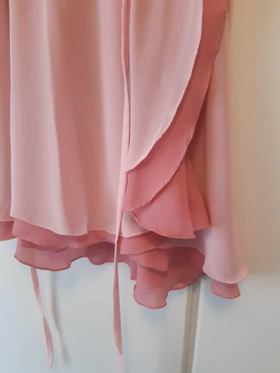 Double Layered Chiffon Skirt "Pink and Rose"