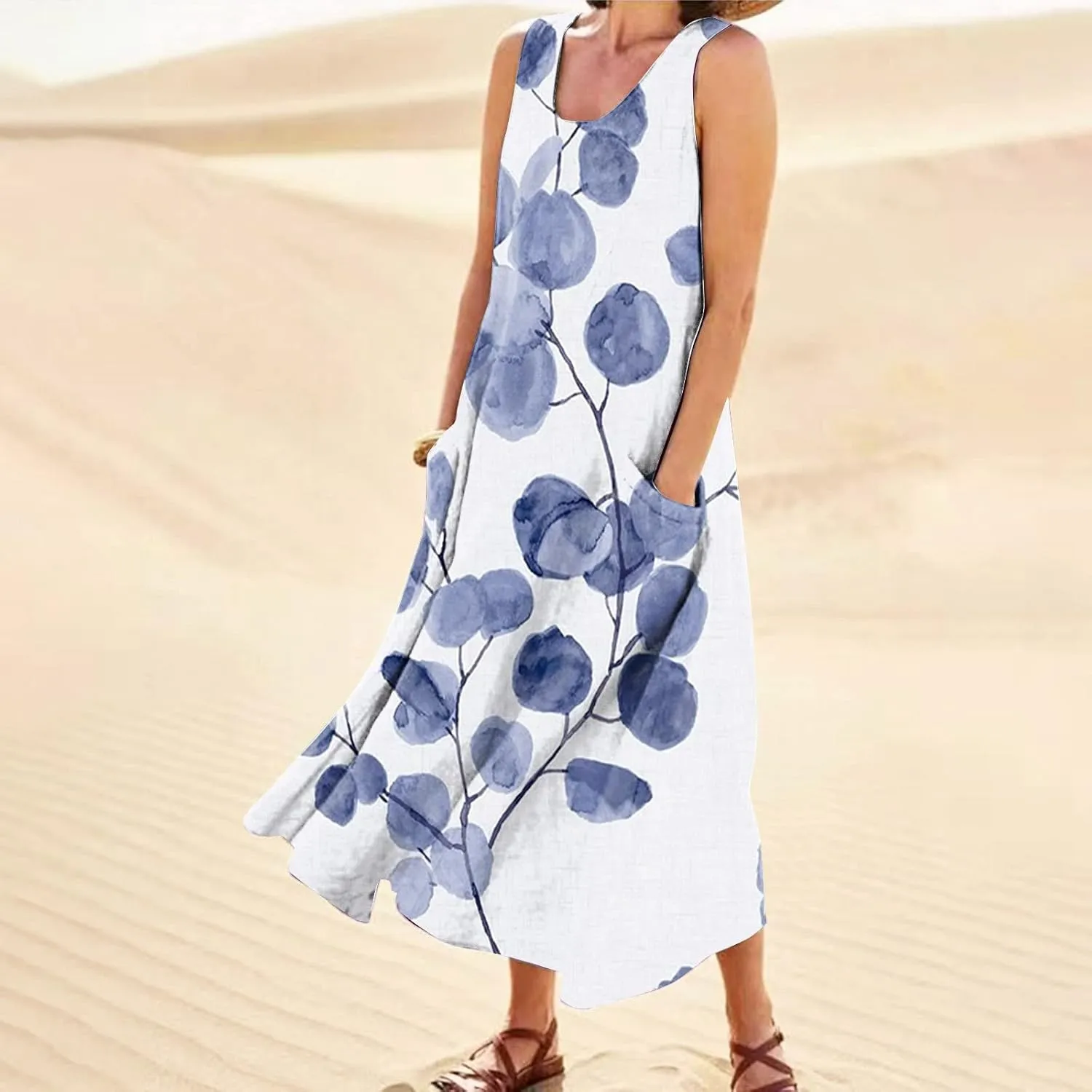 Dresses for Women 2024 Sleeveless Maxi Dress Sun Dresses for Women 2024 Sundress for Women Casual Dresses for Women