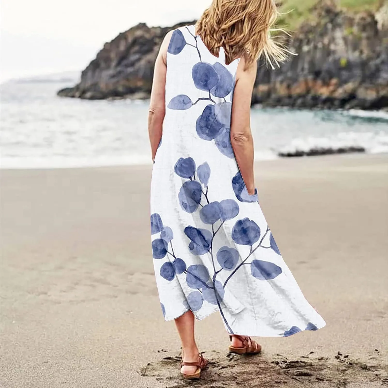 Dresses for Women 2024 Sleeveless Maxi Dress Sun Dresses for Women 2024 Sundress for Women Casual Dresses for Women