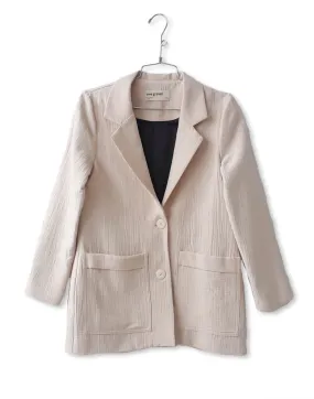 Eve Gravel Living on Video Blazer in Salt - M