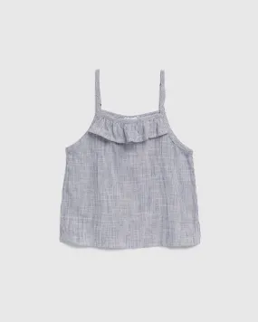 Girls Railroad Stripe Tank