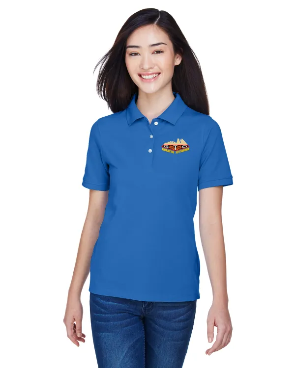 GREATER PITTSBURGH GTO CLUB Embroidered Ladies Cotton Blend polo