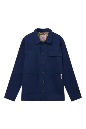 Landon Cotton Jacket Navy Blue