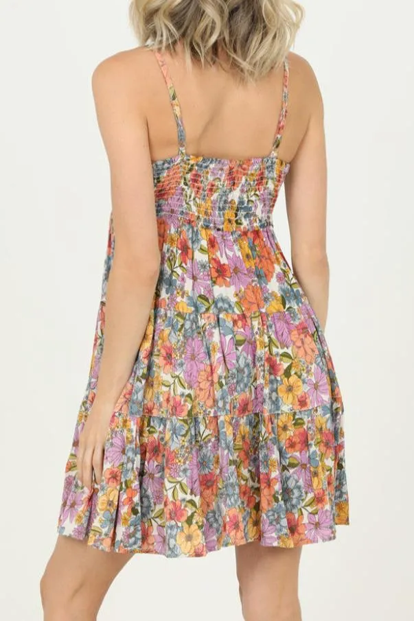 Mellowed Out Smocked Sundress