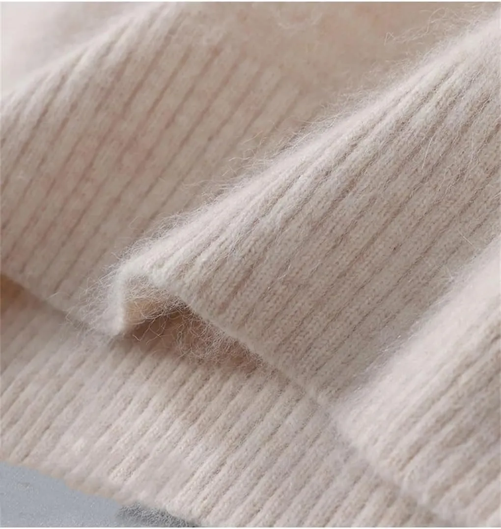 Men's V-Neck Lightweight Casual Minimalist Base Sweater Solid Color Casual Slim Fit Warm Sweater