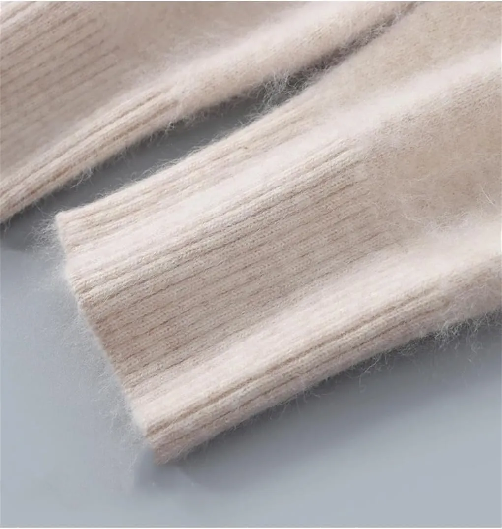 Men's V-Neck Lightweight Casual Minimalist Base Sweater Solid Color Casual Slim Fit Warm Sweater