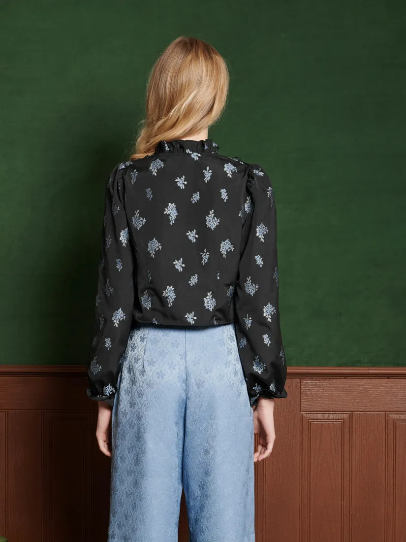 Onyx Floral Top