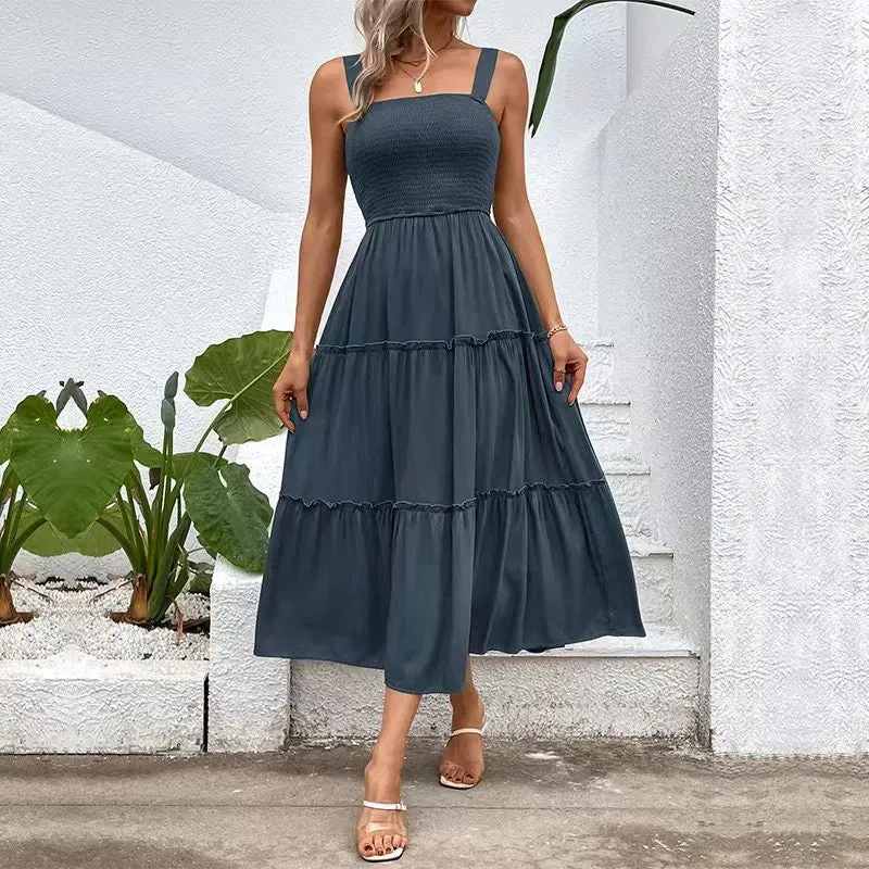 Pink Midi Sundress