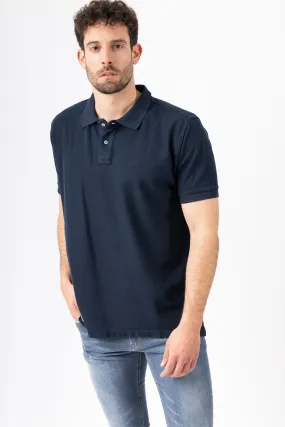 Polo Logo Soft Marino