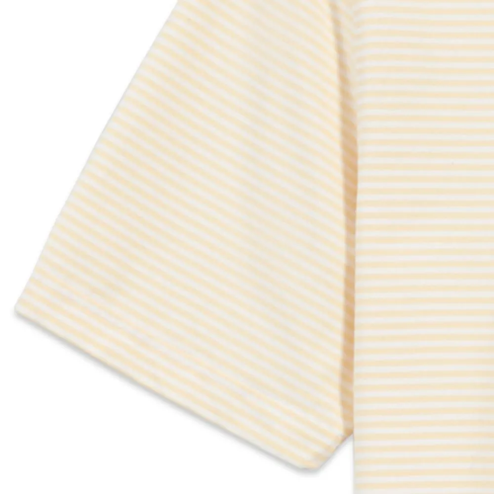 Prep Stripe Tech Polo in Soft Yellow by Scott Barber