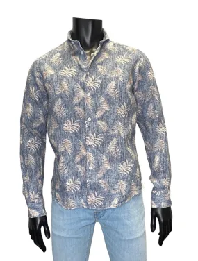 PRINTED LINEN SHIRT - FRADI