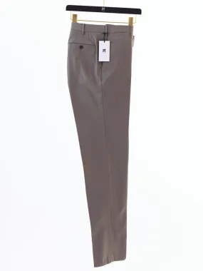 PT01 Dressy Stretch Canvas Trousers in Dark Tan