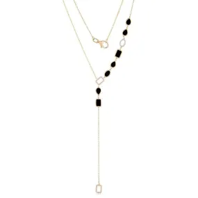 Refined Modern Lariat Necklace