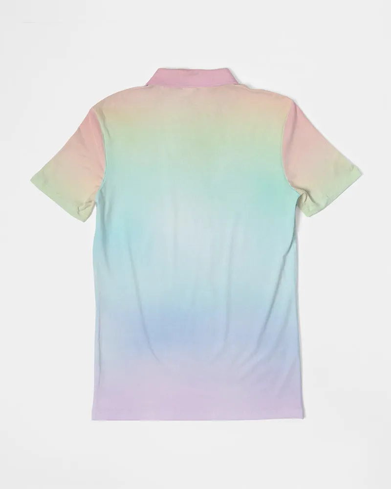 Soft Rainbow Slim Fit Short Sleeve Polo