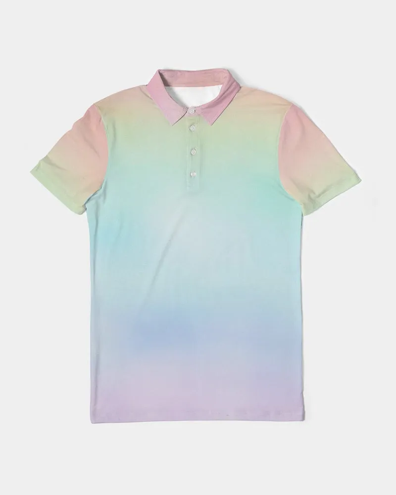 Soft Rainbow Slim Fit Short Sleeve Polo