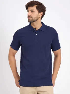 Soft Textured Polo T-shirt