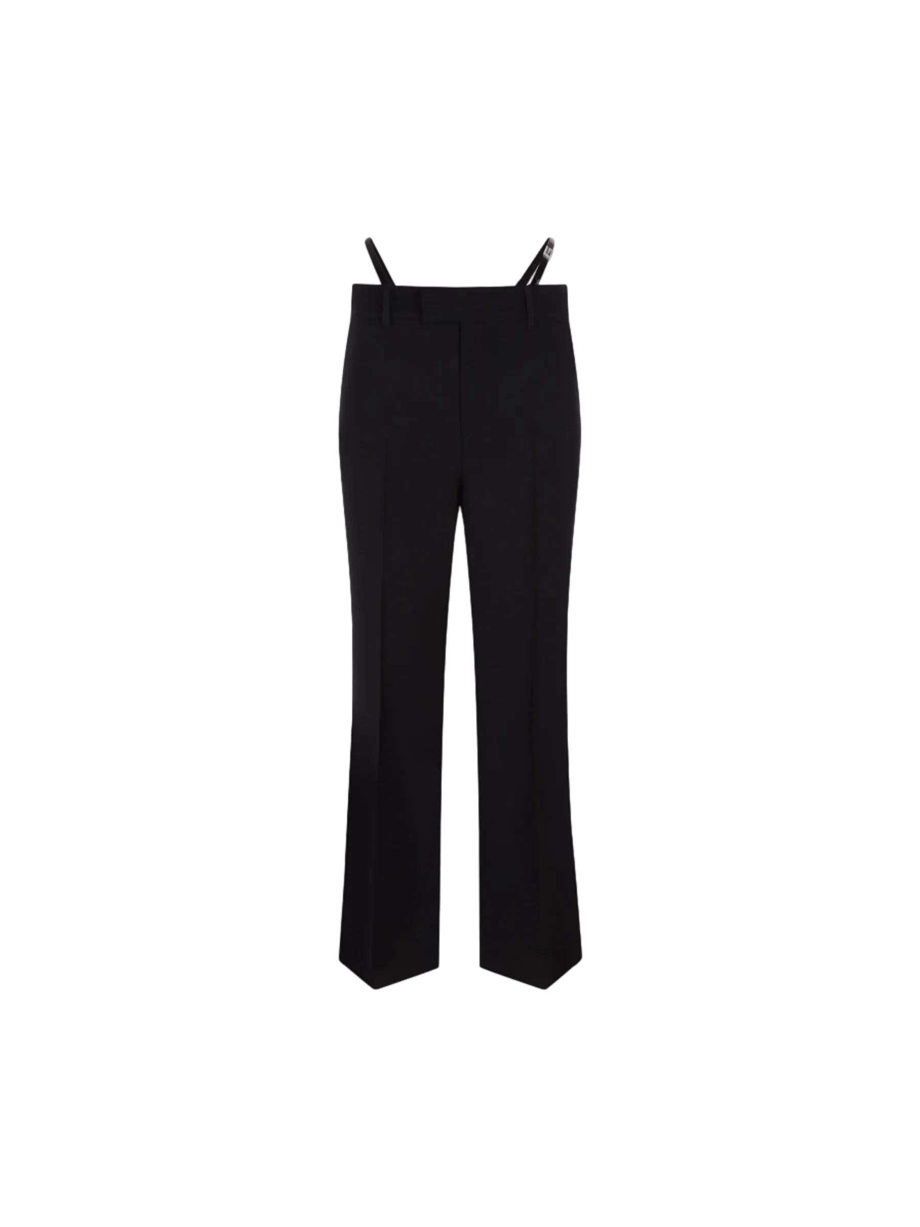 Straight-Leg Mohair Pants