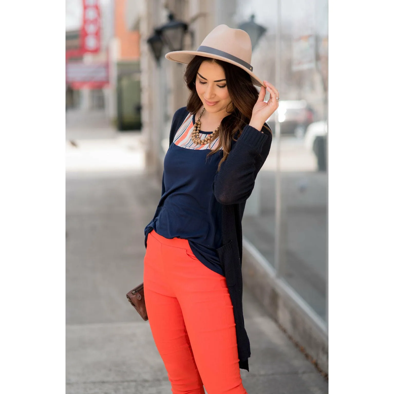 Striped Top Tank