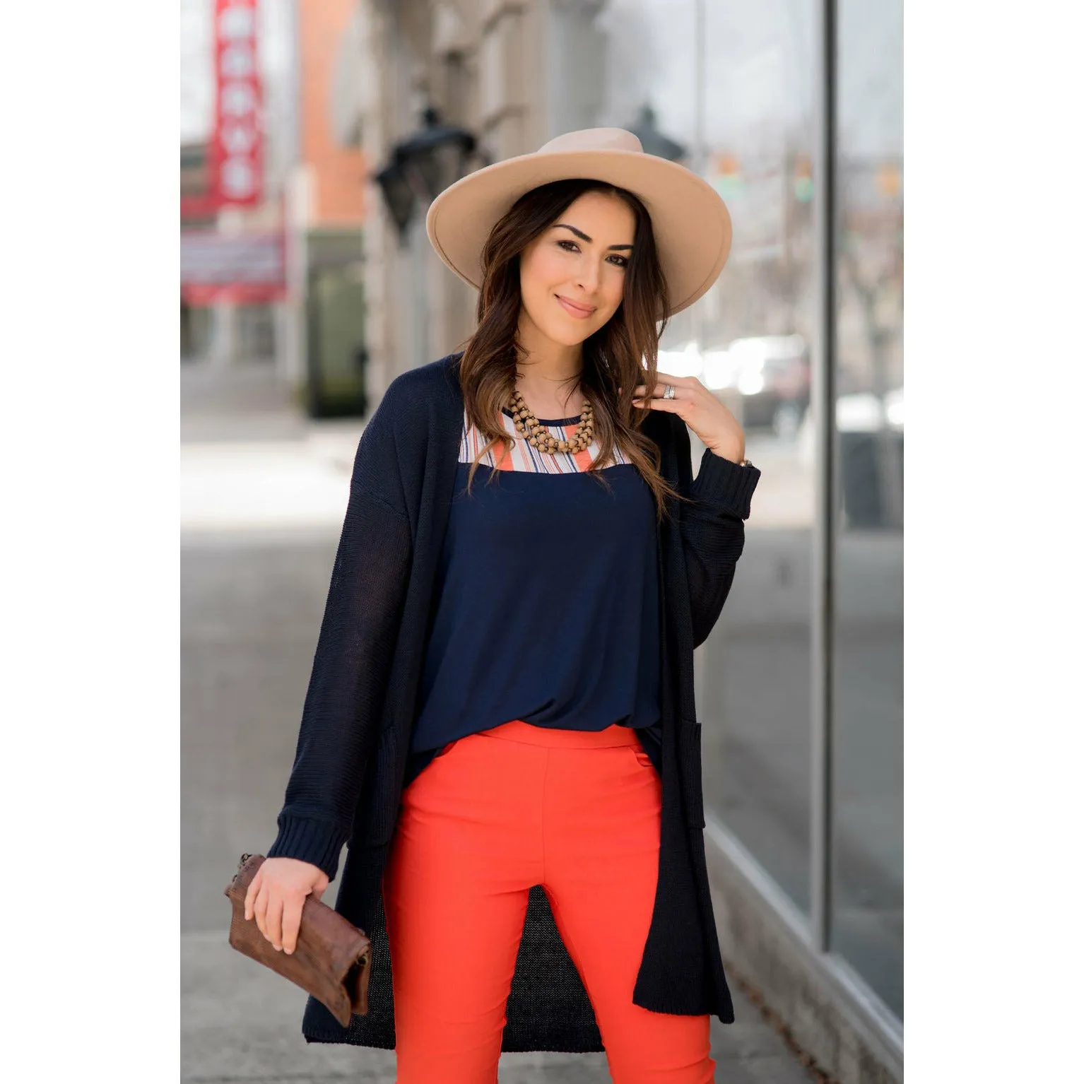 Striped Top Tank