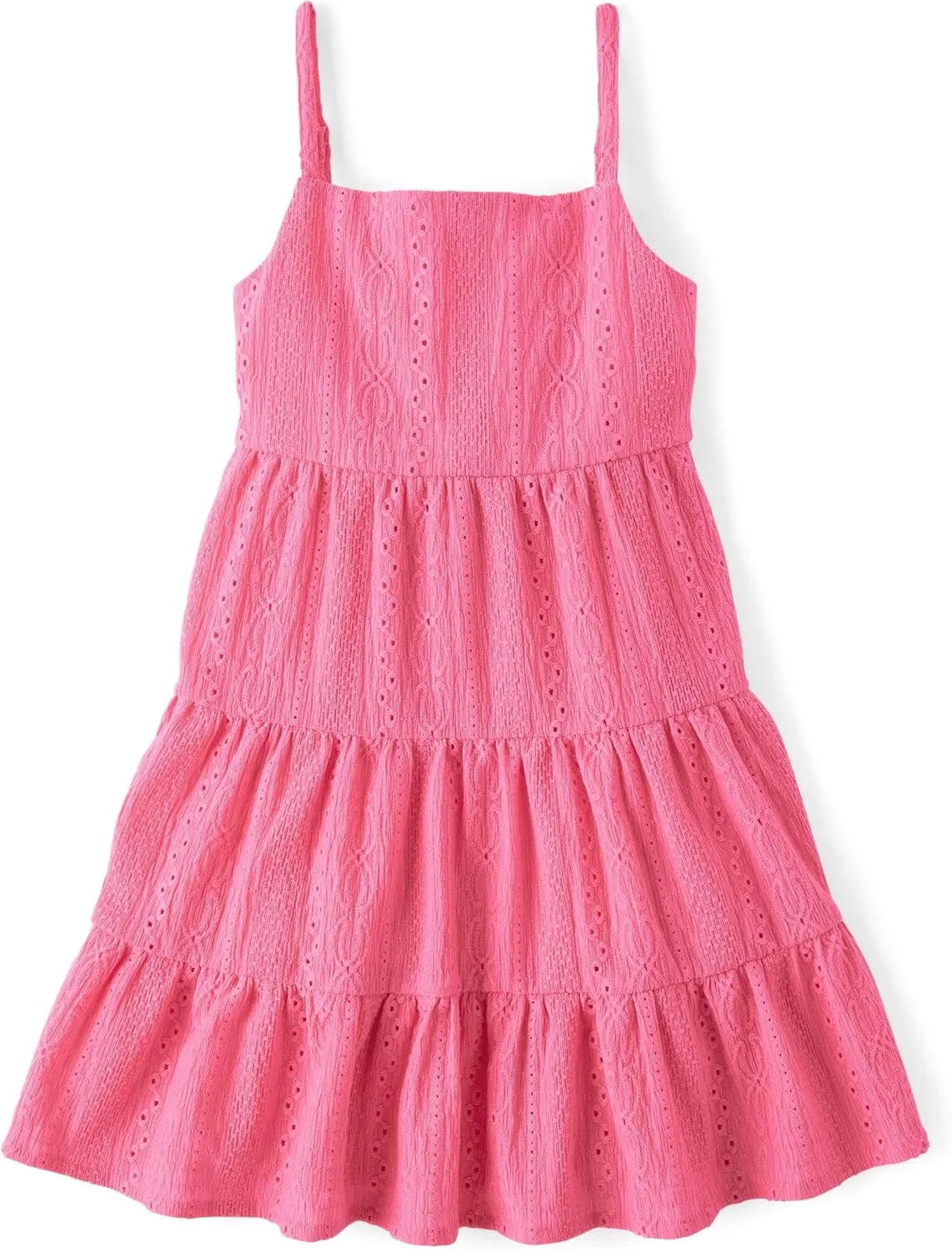 The Children's Place Girls' Casual Sleeveless Tiered Dresses