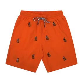 THE CLASSIC SWIM SHORTS-TANGERINE