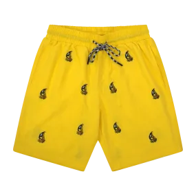 THE CLASSIC SWIM SHORTS-YELLOW