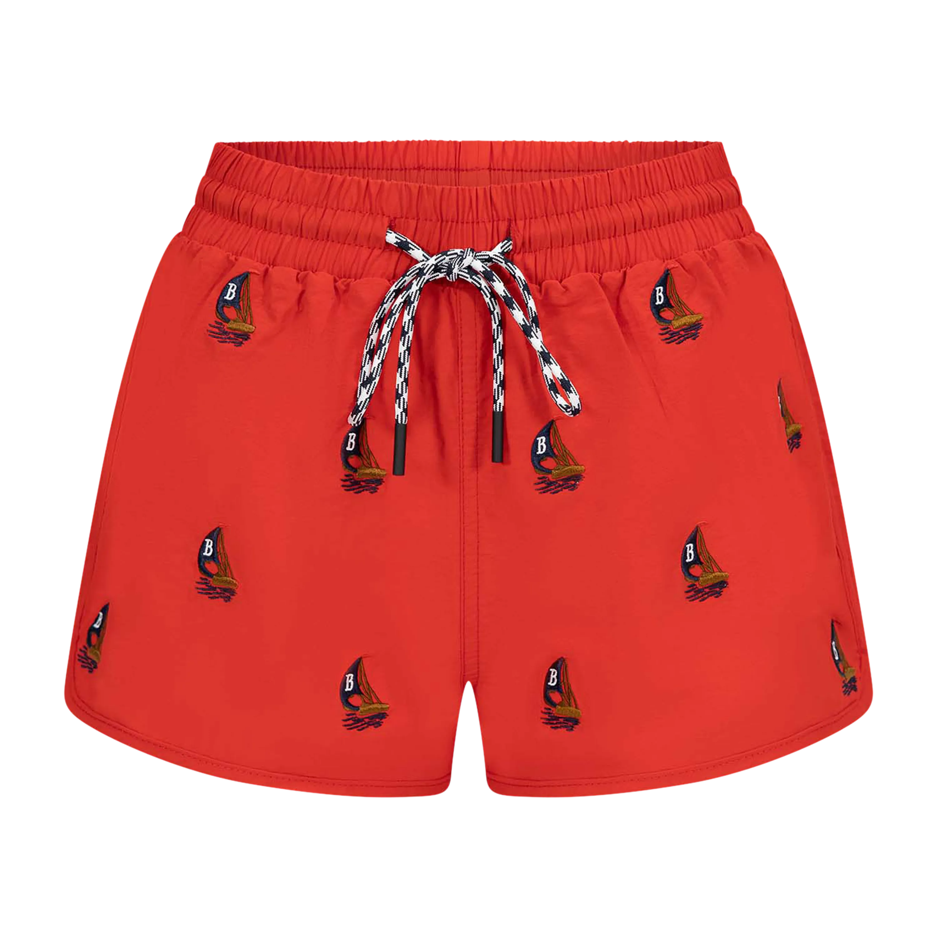 THE WOMEN'S CLASSIC SWIM SHORTS-RED