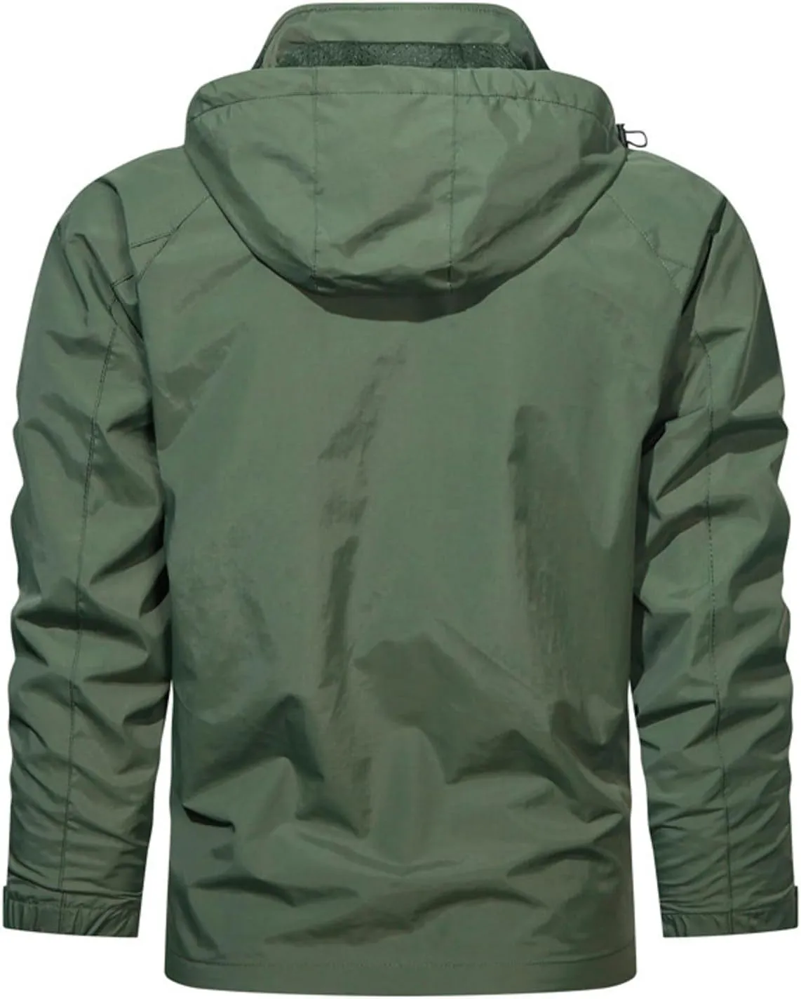 Versatile Waterproof Softshell Jackets Men’s Windproof Lightweight Fleece Lined Outdoor Hiking Raincoat with Hood