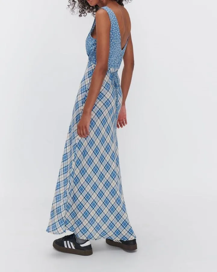 Women Y2k Deep V Neck Maxi Dress Casual Sleeveless Floral Flowy Long Tank Dress Summer Beach Boho Sundress